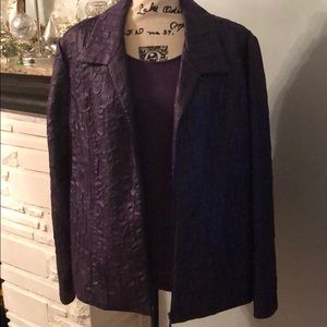 3 pc Purple Pantsuit